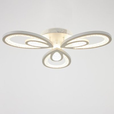 Люстра с ПДУ 71106/3WT LED 96Вт 3000-6000К диммер белый 55х55х10 см