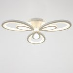 Люстра с ПДУ 71106/3WT LED 96Вт 3000-6000К диммер белый 55х55х10 см