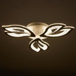 Люстра с ПДУ 71107/3WT LED 78Вт 3000-6000К диммер белый 60х60х10 см