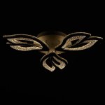 Люстра с ПДУ 71107/3WT LED 78Вт 3000-6000К диммер белый 60х60х10 см