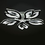 Люстра с ПДУ 71107/5WT LED 130Вт 3000-6000К диммер белый 64х64х10 см