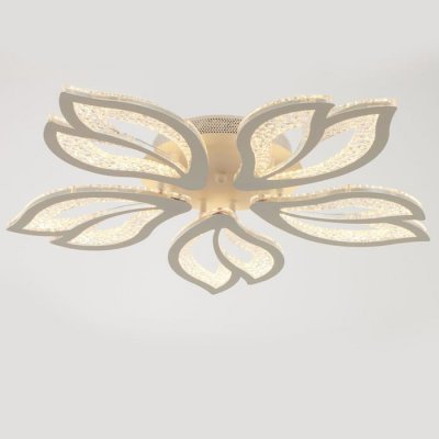 Люстра с ПДУ 71107/5WT LED 130Вт 3000-6000К диммер белый 64х64х10 см