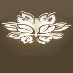 Люстра с ПДУ 71108/12WT LED 312Вт 3000-6000К диммер белый 82х82х13 см