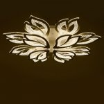 Люстра с ПДУ 71108/12WT LED 312Вт 3000-6000К диммер белый 82х82х13 см