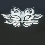 Люстра с ПДУ 71108/12WT LED 312Вт 3000-6000К диммер белый 82х82х13 см