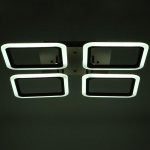 Люстра с ПДУ 59109/4 LED 120Вт 3000-6000К диммер черный 56х56х7,5 см