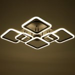 Люстра с ПДУ 59110/6BK LED 170Вт 3000-6000К диммер черный 106х74,5х13,5 см