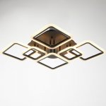 Люстра с ПДУ 59110/6BK LED 170Вт 3000-6000К диммер черный 106х74,5х13,5 см