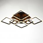 Люстра с ПДУ 59110/6BK LED 170Вт 3000-6000К диммер черный 106х74,5х13,5 см