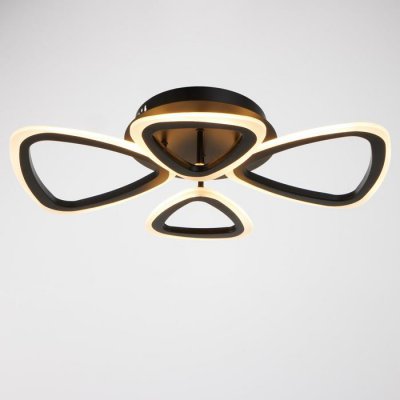 Люстра с ПДУ 59111/4BK LED 84Вт 3000-6000К диммер черный 61,5х38х7,5 см Люстра с ПДУ 59111/4BK LED 84Вт 3000-6000К диммер черный 61,5х38х7,5 см