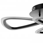 Люстра с ПДУ 59111/4BK LED 84Вт 3000-6000К диммер черный 61,5х38х7,5 см