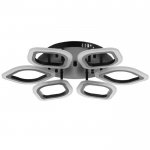 Люстра с ПДУ 59112/6 LED 96Вт 3000-6000К диммер черный 59,5х59,5х7,5 см