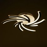 Люстра с ПДУ 59114/3 LED 72Вт 3000-6000К диммер белый 50х50х6 см