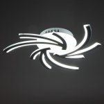 Люстра с ПДУ 59114/3 LED 72Вт 3000-6000К диммер белый 50х50х6 см