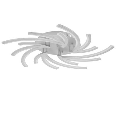 Люстра с ПДУ 59114/5 LED 160Вт 3000-6000К диммер белый 90х90х6 см