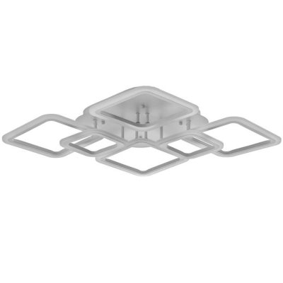 Люстра с ПДУ 59110/6WT LED 170Вт 3000-6000К диммер белый 106х74,5х13,5 см