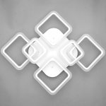 Люстра с ПДУ 59110/6WT LED 170Вт 3000-6000К диммер белый 106х74,5х13,5 см