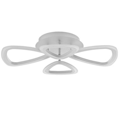 Люстра с ПДУ 59111/4WT LED 84Вт 3000-6000К диммер белый 61,5х38х7,5 см Люстра с ПДУ 59111/4WT LED 84Вт 3000-6000К диммер белый 61,5х38х7,5 см