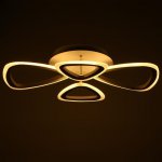 Люстра с ПДУ 59111/4WT LED 84Вт 3000-6000К диммер белый 61,5х38х7,5 см