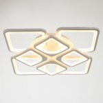 Люстра с ПДУ 59112/8WT LED 240Вт 3000-6000К диммер белый 55х55х10 см