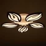 Люстра с ПДУ 59113/5WT LED 120Вт 3000-6000К диммер белый 55х55х7 см