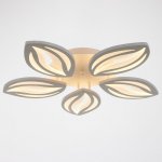 Люстра с ПДУ 59113/5WT LED 120Вт 3000-6000К диммер белый 55х55х7 см