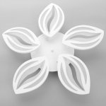 Люстра с ПДУ 59113/5WT LED 120Вт 3000-6000К диммер белый 55х55х7 см