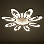 Люстра с ПДУ 59114/8WT LED 160Вт 3000-6000К диммер белый 70х70х7 см