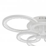 Люстра с ПДУ 59116/6WT LED 162Вт 3000-6000К диммер белый 65х65х10 см