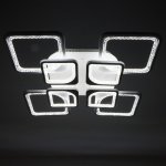 Люстра с ПДУ 59117/8WT LED 240Вт 3000-6000К диммер белый 55х55х10 см