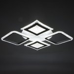 Люстра с ПДУ 59118/4WT LED 160Вт 3000-6000К диммер белый 55х55х5 см