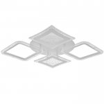 Люстра с ПДУ 59118/4WT LED 160Вт 3000-6000К диммер белый 55х55х5 см