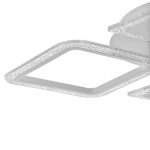 Люстра с ПДУ 59118/4WT LED 160Вт 3000-6000К диммер белый 55х55х5 см