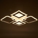 Люстра с ПДУ 59118/4WT LED 160Вт 3000-6000К диммер белый 55х55х5 см