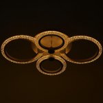 Люстра с ПДУ 59119/4WT LED 80Вт 3000-6000К диммер белый 60х40х10 см