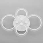 Люстра с ПДУ 59119/4WT LED 80Вт 3000-6000К диммер белый 60х40х10 см