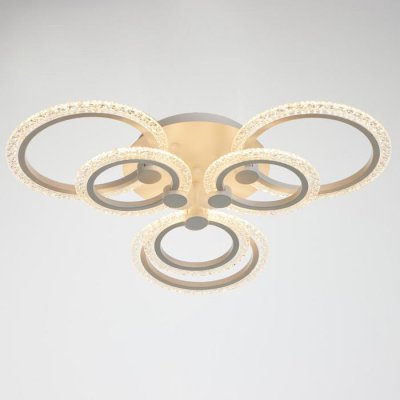 Люстра с ПДУ 59120/6WT LED 120Вт 3000-6000К диммер белый 65х65х10 см Люстра с ПДУ 59120/6WT LED 120Вт 3000-6000К диммер белый 65х65х10 см