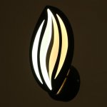 Бра 59124/1BK LED 12Вт 4000К черный 15,5х7,5х28 см