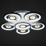 Люстра с ПДУ 59121/6WT LED 150Вт 3 режима диммер белый 52х52х14 см