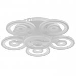 Люстра с ПДУ 59121/6WT LED 150Вт 3 режима диммер белый 52х52х14 см