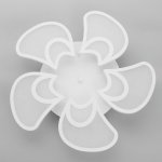 Люстра с ПДУ 59135/5WT LED 75+75Вт 3 режима диммер белый 60х60х14 см