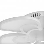 Люстра с ПДУ 59135/5WT LED 75+75Вт 3 режима диммер белый 60х60х14 см