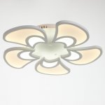 Люстра с ПДУ 59135/5WT LED 75+75Вт 3 режима диммер белый 60х60х14 см