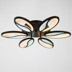 Люстра с ПДУ 59114/6BK LED 60+60Вт 3 режима диммер черный