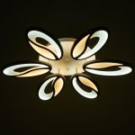 Люстра с ПДУ 59114/6WT LED 60+60Вт 3 режима диммер белый