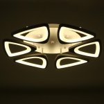 Люстра с ПДУ 59122/6WT LED 110Вт 3 режима диммер белый 40х40х14 см