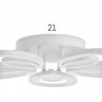 Люстра с ПДУ 59125/5WT LED 90+90Вт 3 режима диммер белый 65х65х14 см