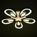 Люстра с ПДУ 59125/5WT LED 90+90Вт 3 режима диммер белый 65х65х14 см