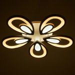 Люстра с ПДУ 59125/5WT LED 90+90Вт 3 режима диммер белый 65х65х14 см