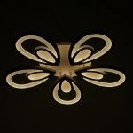 Люстра с ПДУ 59125/5WT LED 90+90Вт 3 режима диммер белый 65х65х14 см